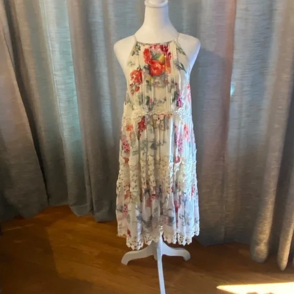 Anthropologie Ranna Gill Kalila Floral Dress Multicolored 33377 - Picture 5 of 16